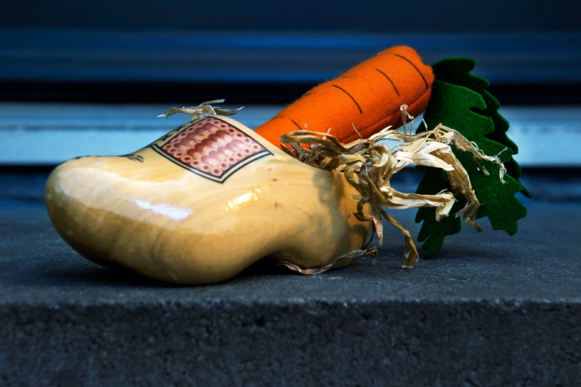 Wortel gemaakt van vilt